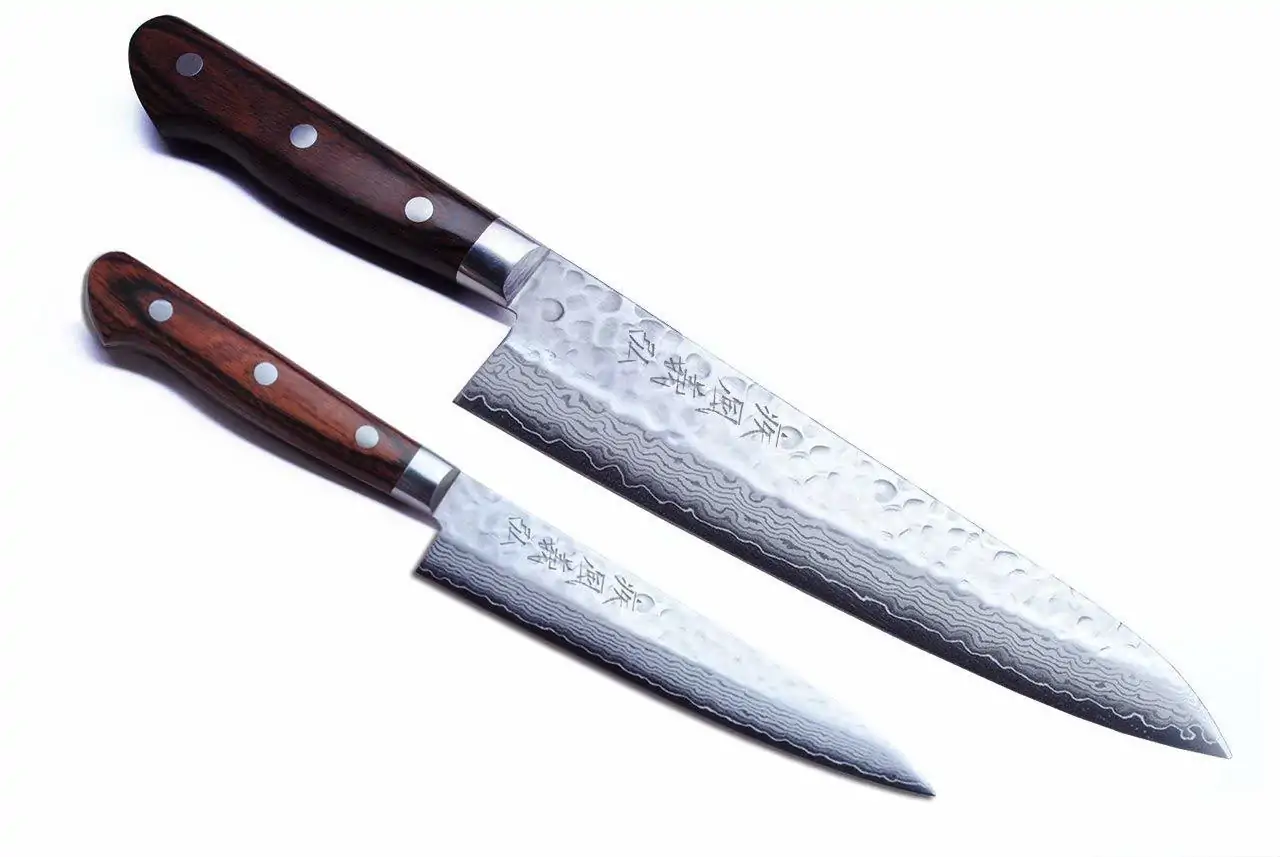 yoshihiro vg-10 gyuto petty knife set