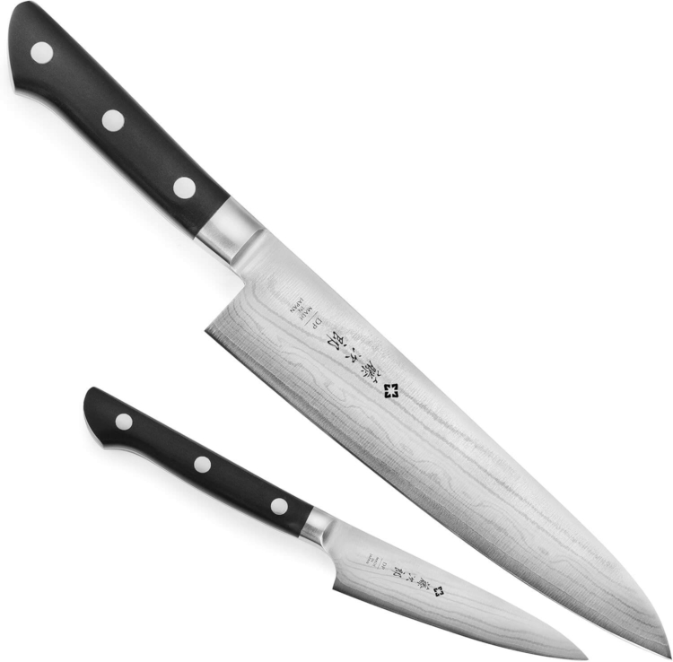 The Best Japanese Knives - A Buying Guide 12 tojiro damascus 2 pc