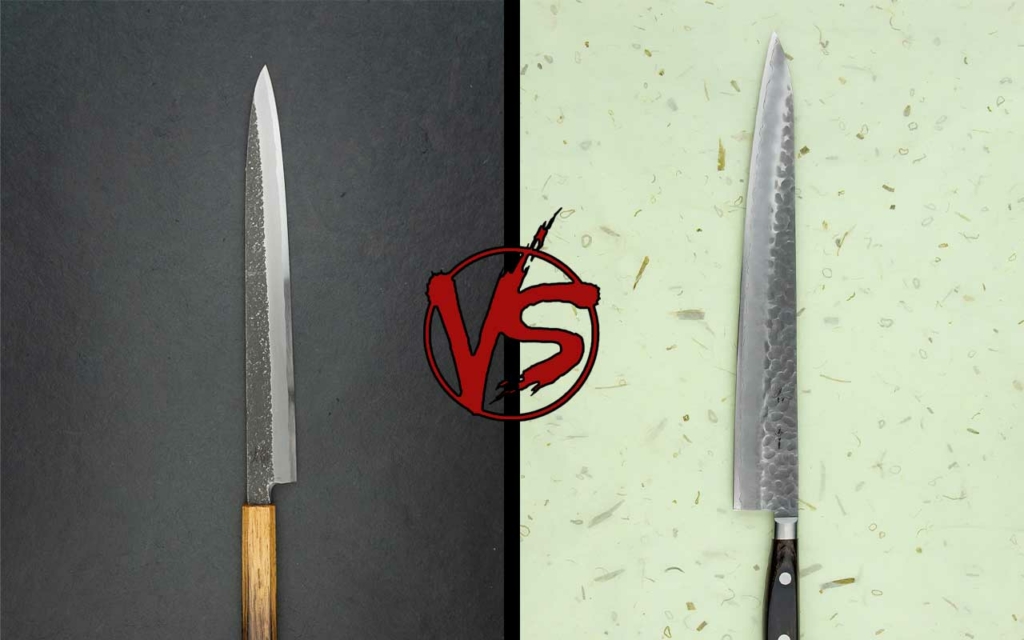 Sujihiki vs. Yanagiba: What's the Difference?  Knifewear - Handcrafted  Japanese Kitchen Knives