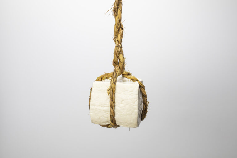 hard tofu carried by rope