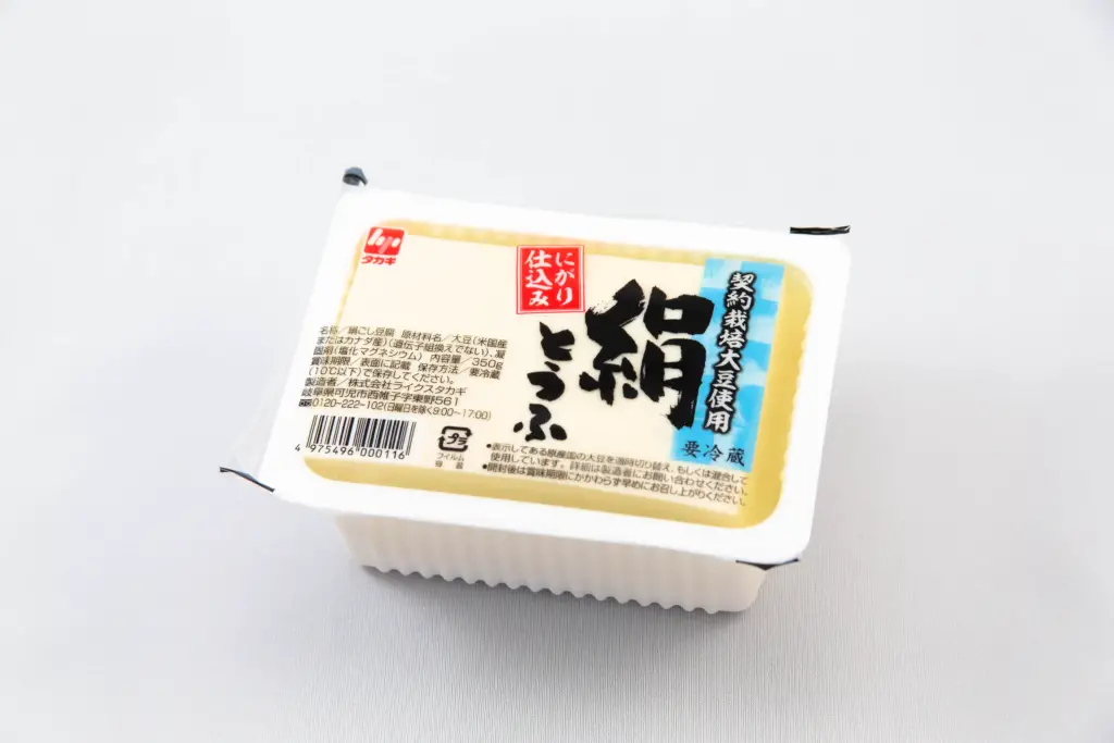 kinugoshi tofu package japan