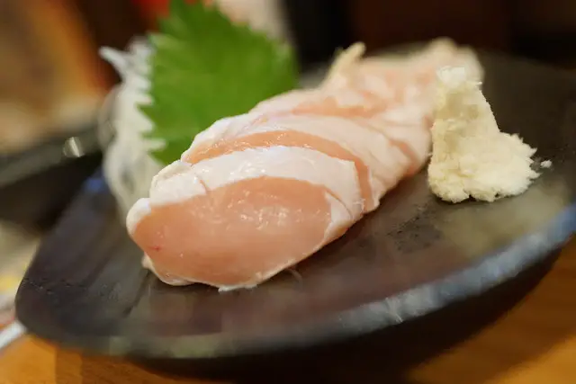 torisashi chicken sashimi