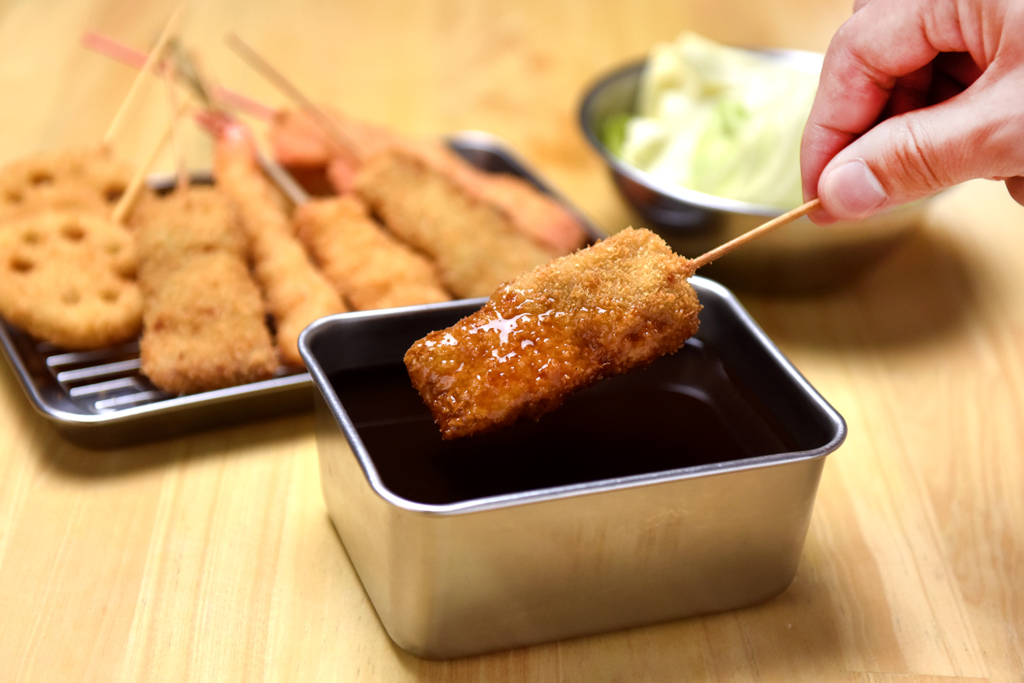 kushiage kushikatsu dipping sauce