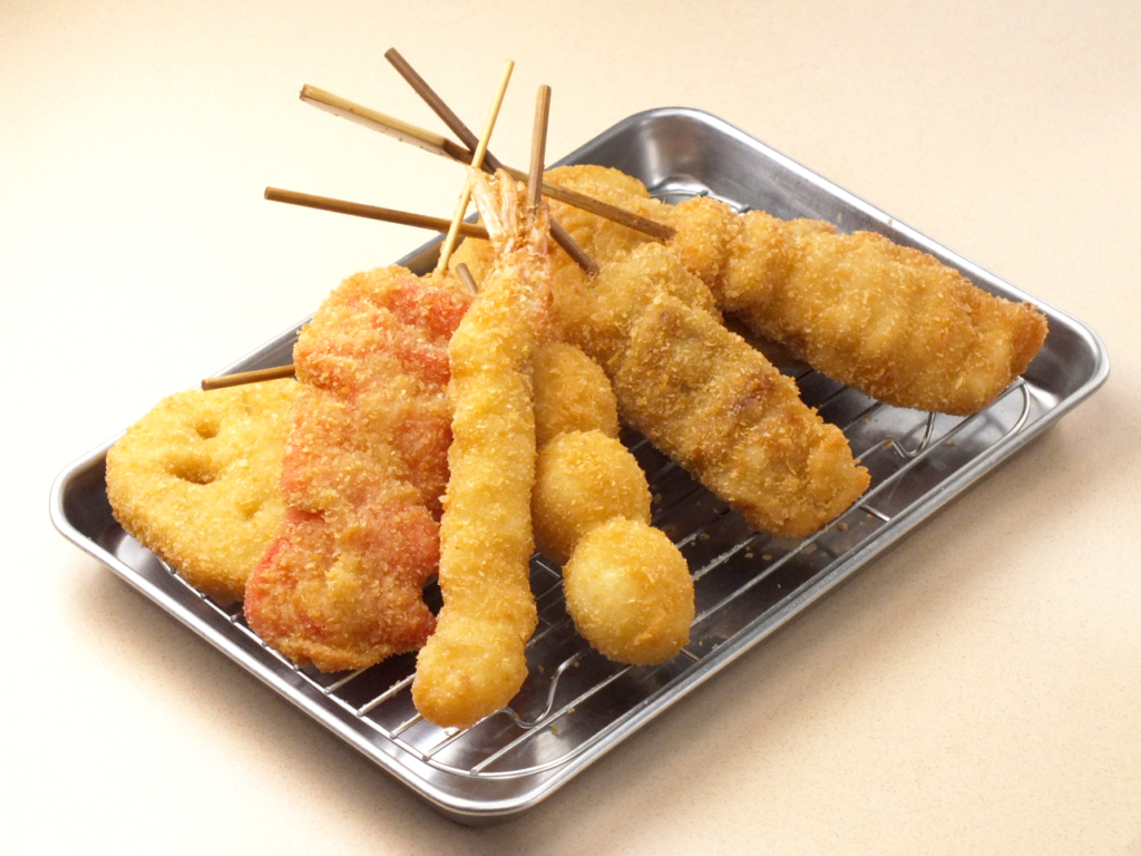 osaka style kushiage kushikatsu