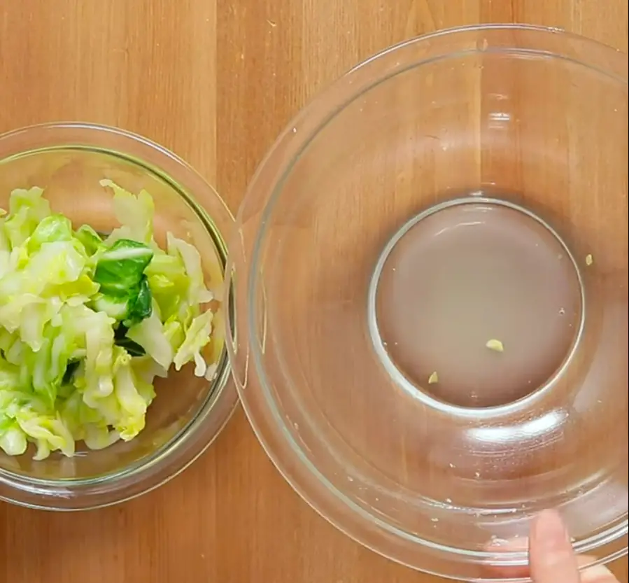 cabbage tsukemono step 2