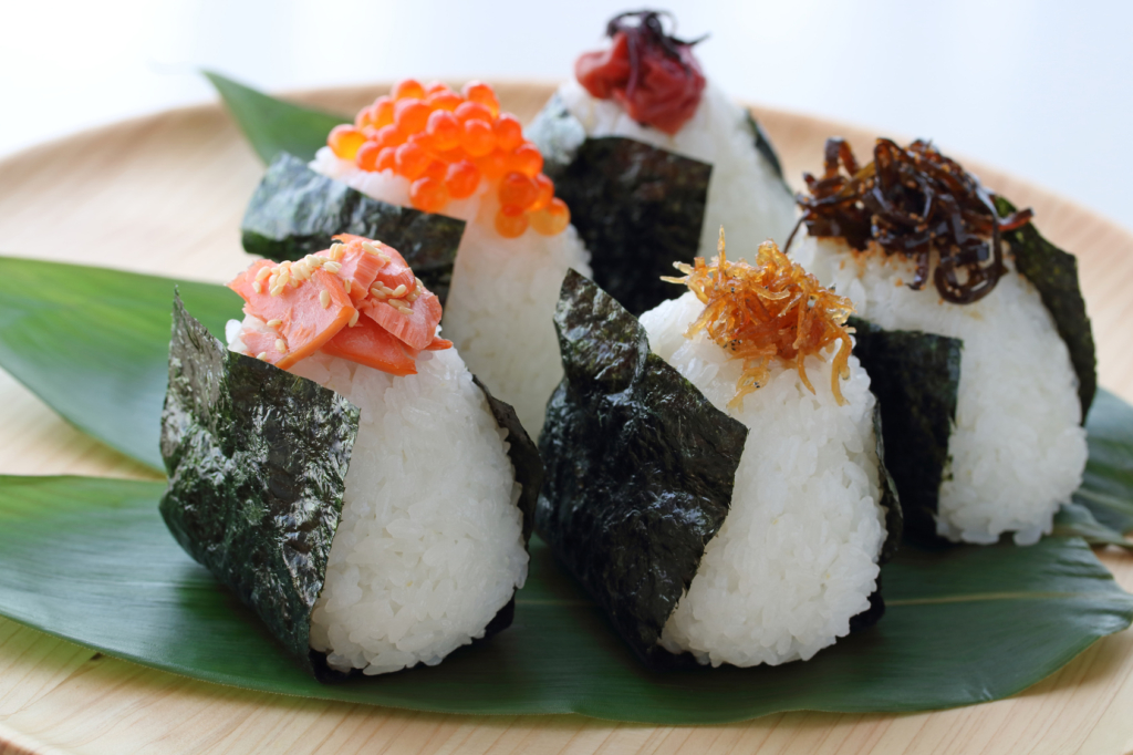 different types of onigiri