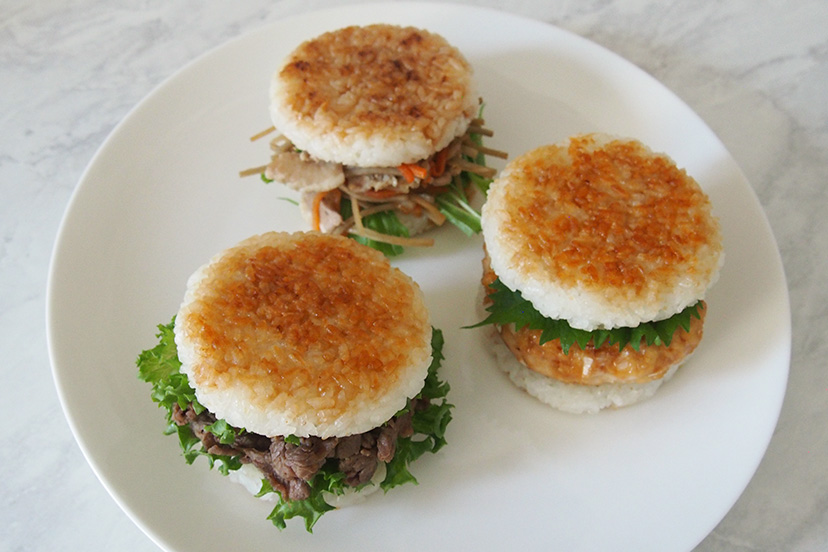 rice burger bun recipe finished