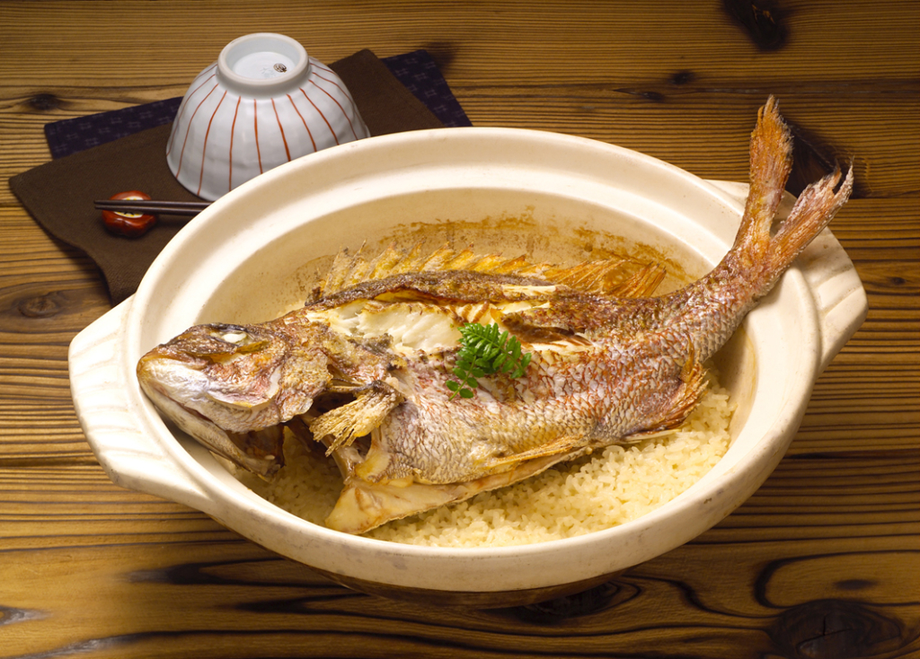 sea bream rice taimeshi