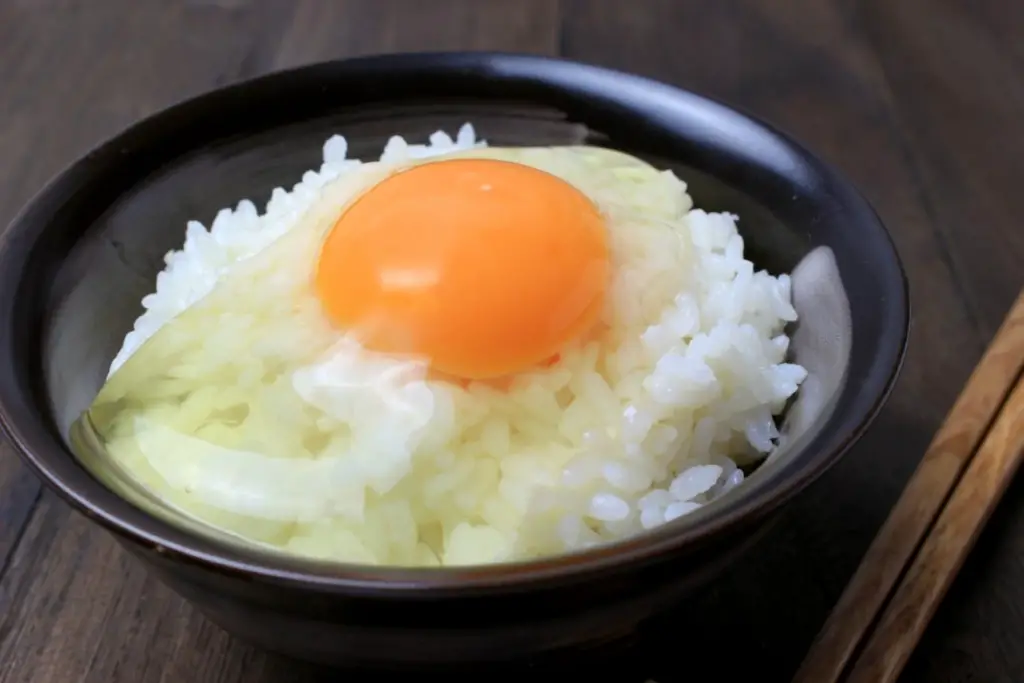 tkg egg and rice