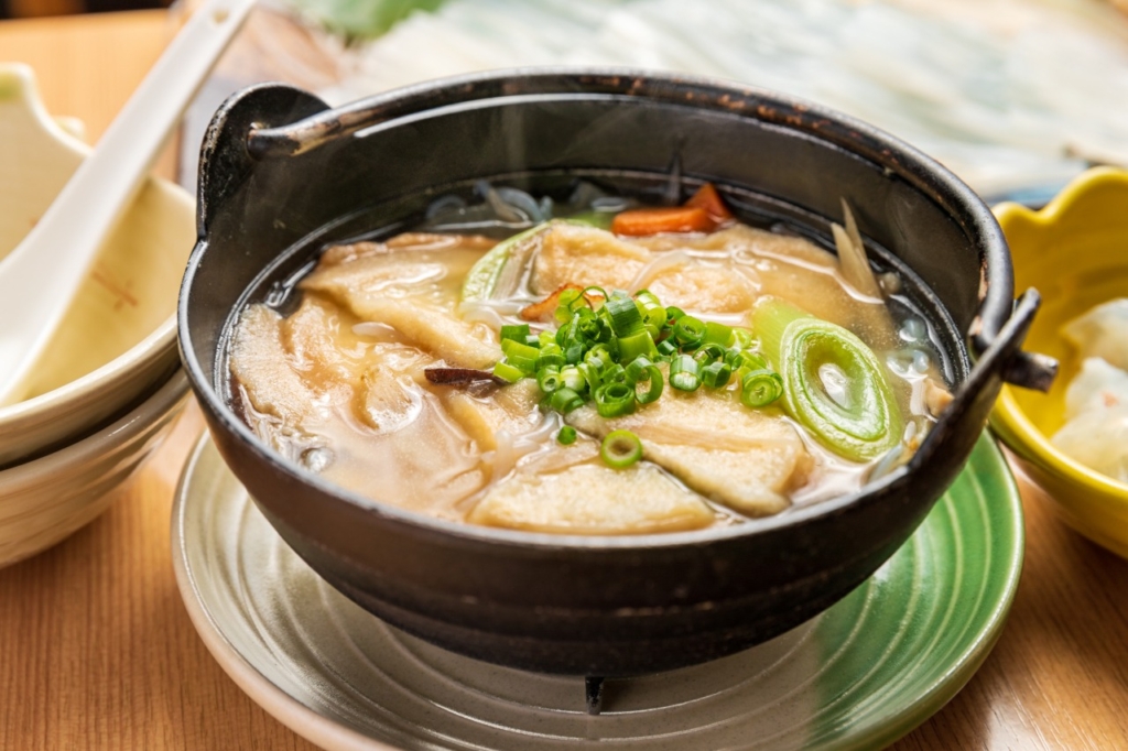 senbei jiru rice cracker soup aomori hachinohe